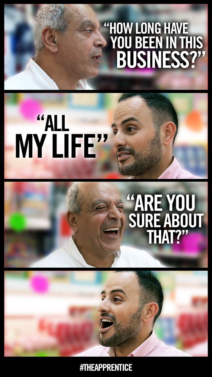 bbcapprentice's tweet photo. RT if you love this shopkeeper! #theapprentice https://t.co/qgGog8OnOJ