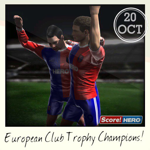Maff_717's tweet photo. European Club Trophy Champions! #scorehero https://t.co/sHN0zqOmSC https://t.co/G41rhlS2XX