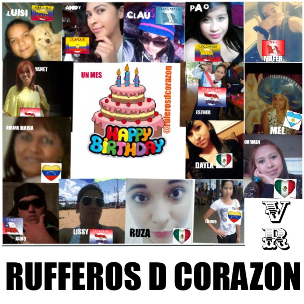 ruferosdcorazon's tweet photo. Primer mes 21/05/2015 💕💕💓 https://t.co/1scQc0NVKx