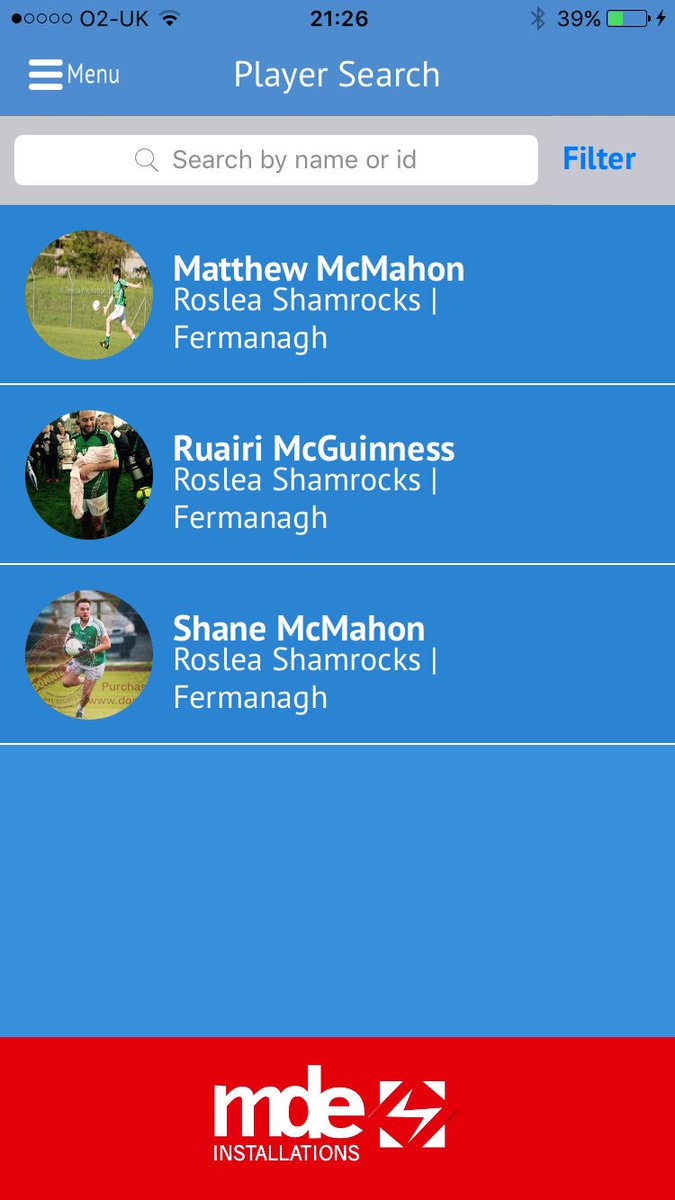 NameThePlayers's tweet photo. .@RosleaGFC players on our FREE GAA app! Upload your GAA profile on our app! #GAAplayer https://t.co/pLxUTOM5UP