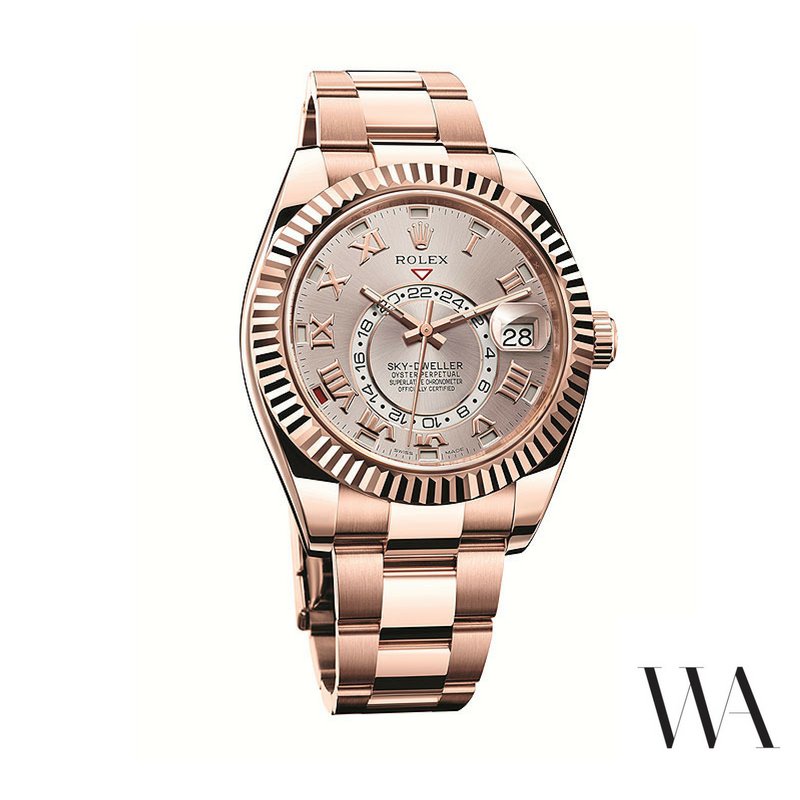 WatchArenaCom's tweet photo. Cause envy with the rose gold #Rolex #Skydweller. Now available at #WatchArena https://t.co/beXkNydxRG