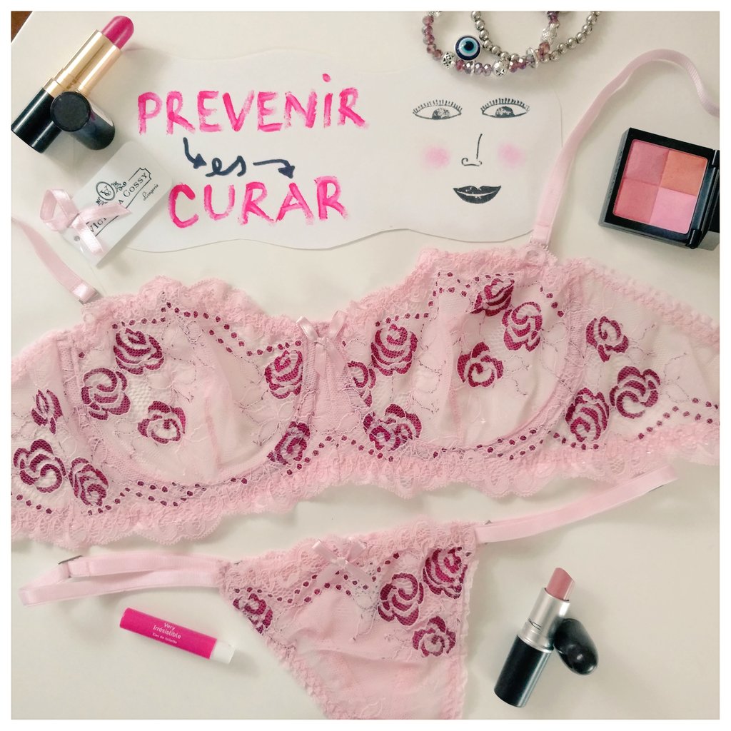 ¡Prevenir es curar! <a href="/VictoriaCossy/">Victoria Cossy</a> este conjunto es muy #OctubreRosa 💕💕💕