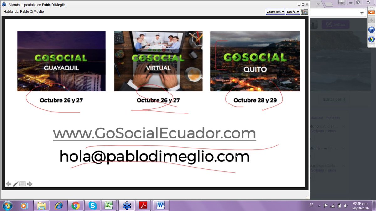 PaxMenita's tweet photo. Muy buena presentación #MundogGoSocial #PabloDiMeglio Muchas gracias https://t.co/5LApoyIEHs