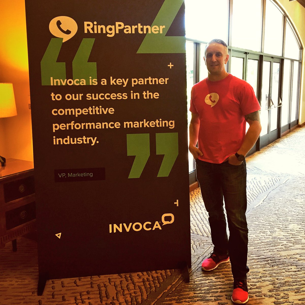 RingPartner's tweet photo. "Invoca is a key partner to our success in the competitive performance marketing industry." #invocasummit @Invoca https://t.co/SJRrVgqtSb