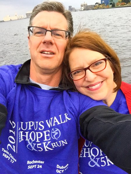 Todd of Guardian (left) and Toni (right) participated in the #Lupus Walk in #Duluth, #Minnesota.

#guardianpestsolutions #running #walk