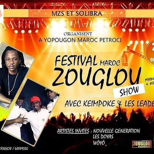phpcoder_ZNstop's tweet image. TOUS À YOPOUGON MAROC PETROCI QUARTIER ÉLYSÉE POUR VIVRE 2 JOURS DE FOLIE MUSICALE LORS DE LA 3ÈME ÉDITION DU FESTIVAL MAROC - 28 et 29 oct.