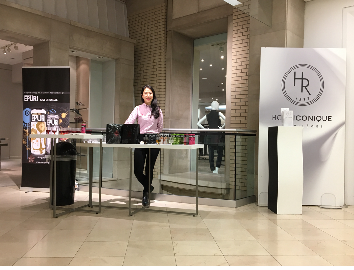 BurgundyEnergy's tweet photo. Epuri is here to support breast cancer @CBCF @HoltRenfrewFR 
#epuriforstrongerlife https://t.co/SZM6k7r1sU