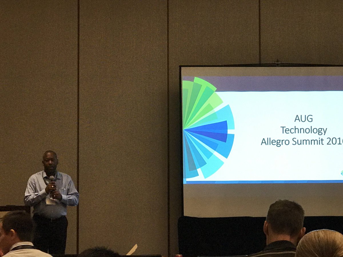 jaypatel1's tweet photo. Michael G leading the Technology session at #AllegroSummit - https://t.co/ooJAdQiCL2 https://t.co/8ZRp3DBLcc