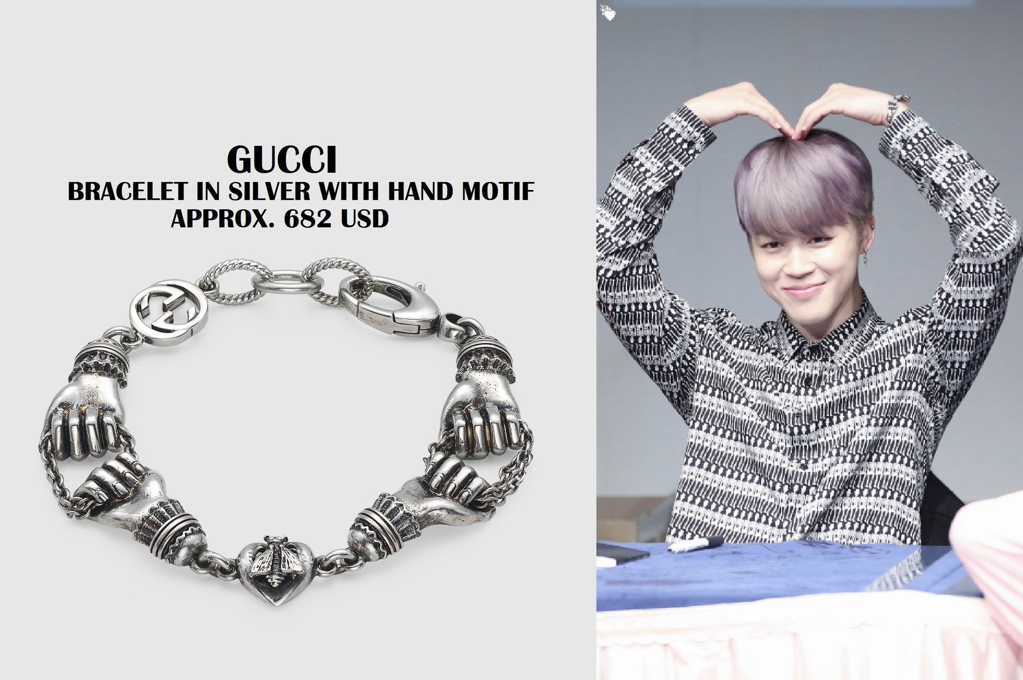 gucci hand bracelet