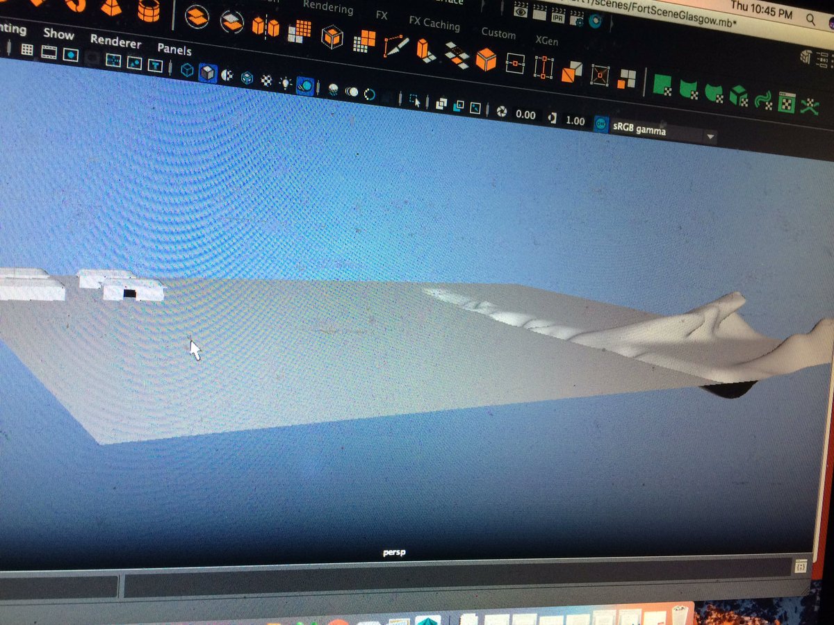 debmayers24's tweet photo. First 8 hours in Maya, beginnings to a fictional Roman Fort where hills don't look like hills #maya3d #3D #archaeology #virtualtimetravel https://t.co/wdvj8Scd6D