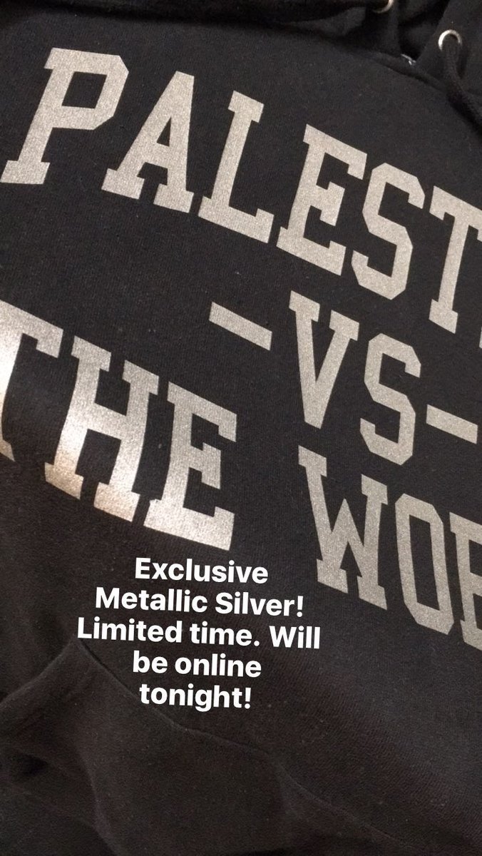 fivefour5's tweet image. Metallic Silver. Palestine Vs The World available tonight Five45.com 🇵🇸