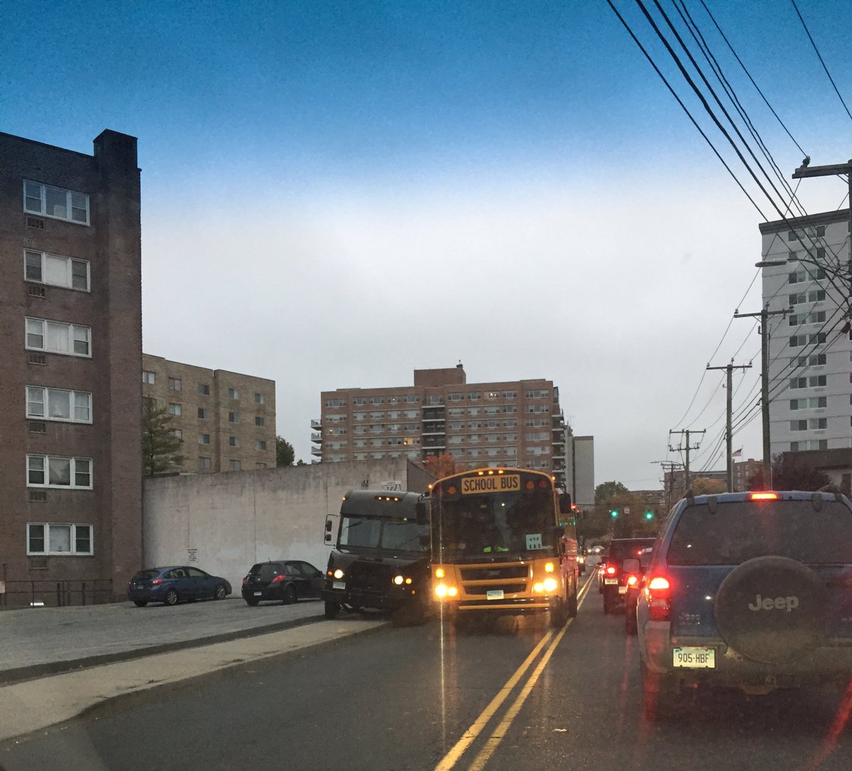 Afrothunderous's tweet photo. @UPS parking on sidewalk blocking traffic next to a mostly empty parking lot #WhatCanBrownDoForYou https://t.co/JY5H0lV2ke