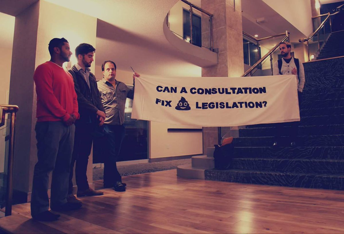 At the #C51 / Nat.Sec. consultation last night in Toronto. The consultation process feels broken. <a href="/OpenMediaOrg/">OpenMedia</a> @canadaCJFE #cdnpoli