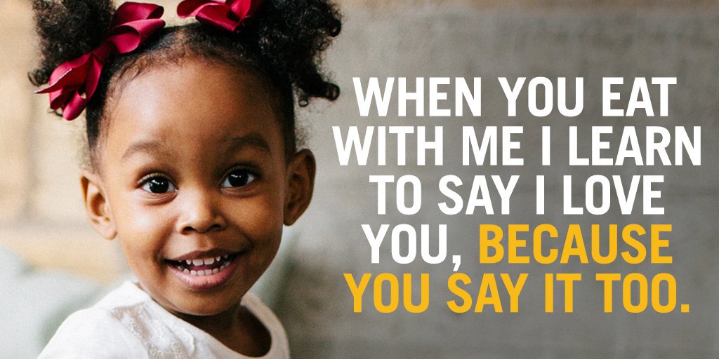 #ProTip: You are your child’s first teacher. #WhyMealtime