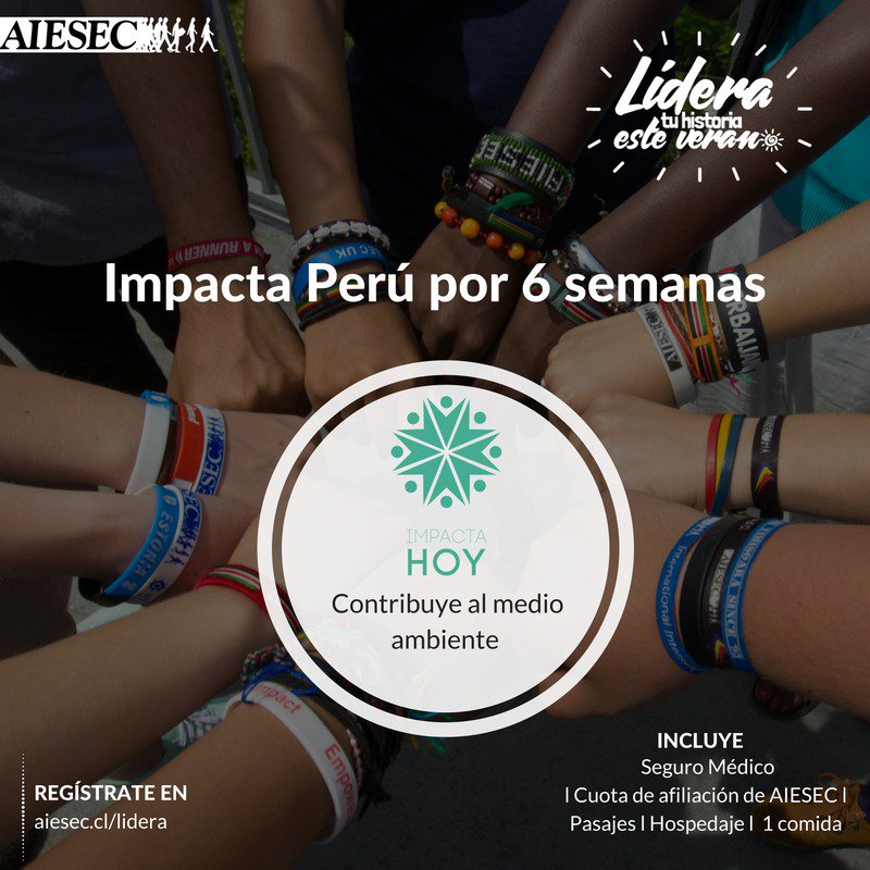 juanchoaferrer's tweet photo. Desarrolla tu Liderazgo realizando un proyecto social de 6 semanas en Perú. #LideraTuHistoria Postula:https://t.co/kk0Zn5t3TA https://t.co/6McazQIgot
