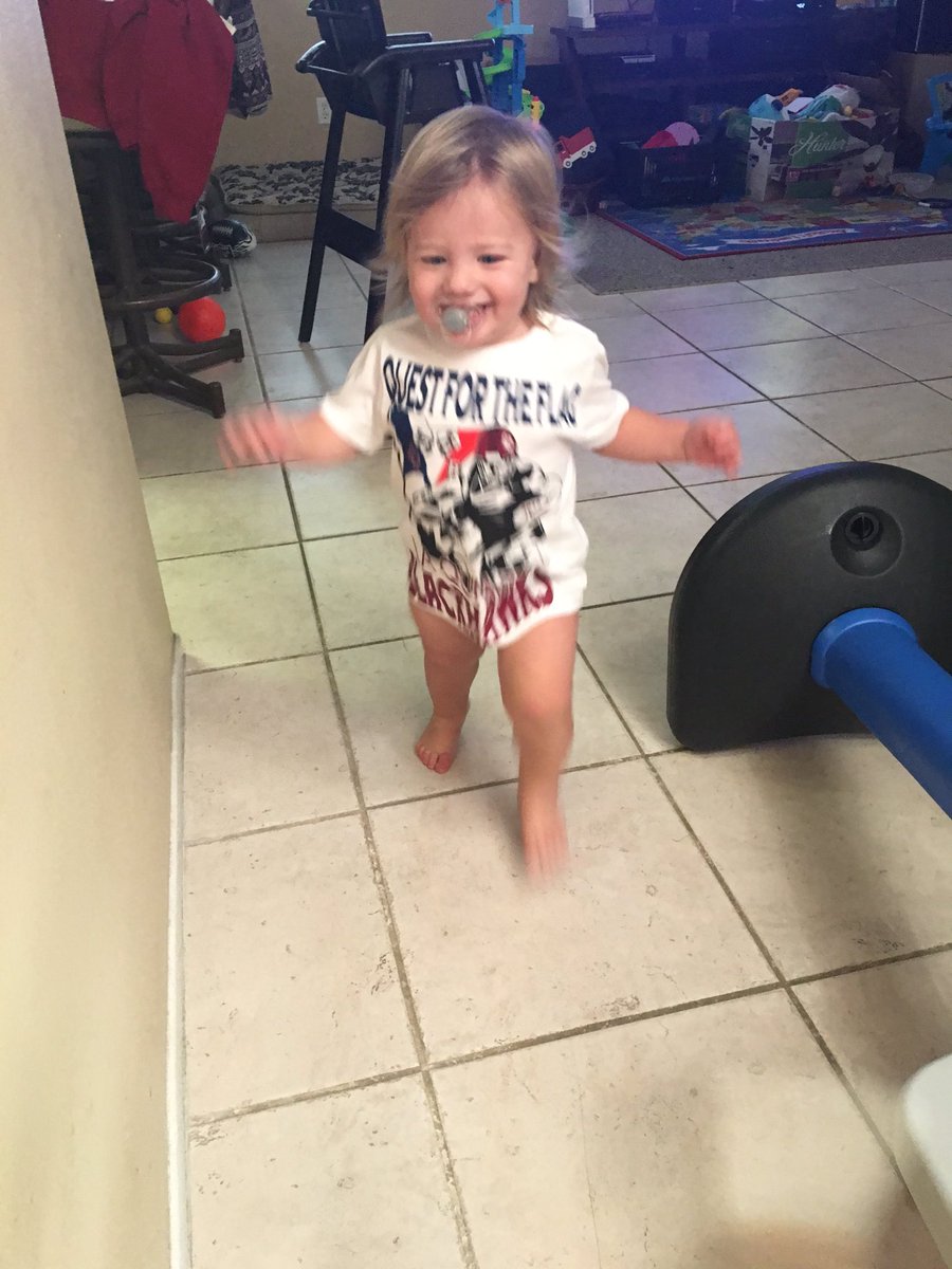 Smithyhawk's tweet photo. Mason is on a Quest for the Flag!❤️💙🏈❤️💙 #LQPride #BeatPD #LQvsPD #BlackhawkBaby https://t.co/eF7v5R8ZtA