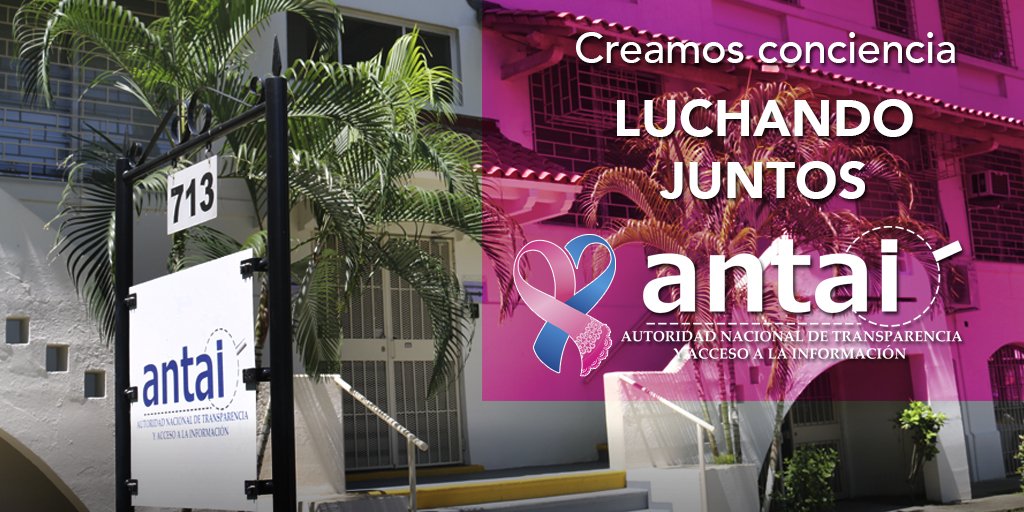 ANTAI_Panama's tweet photo. Nos solidarizamos con la prevención del cáncer, realizar los exámenes a tiempo reduce el riesgo de padecerlo #LazosSolidarios https://t.co/CEzVw0IPOc