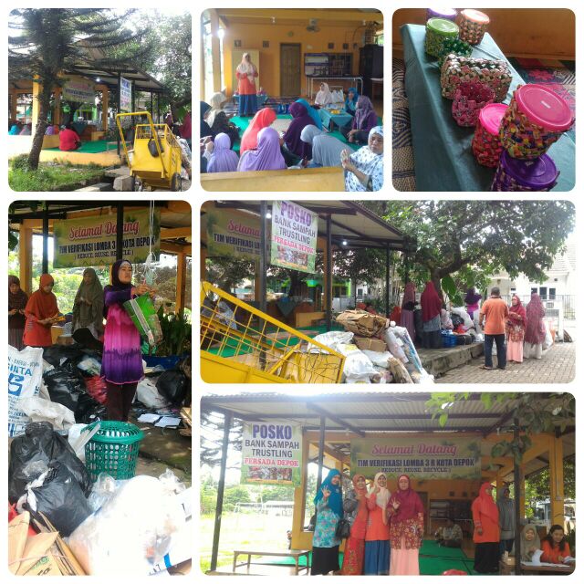 Verifikasi Lapangan Lomba 3R ke BS Trustling Kel. Cimpaeun Kec. Tapos #13102016