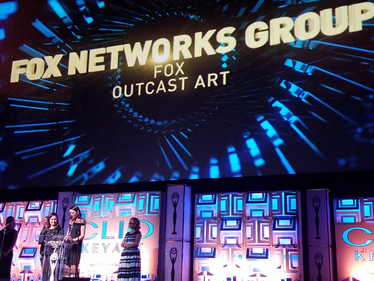 The_Clios's tweet photo. And the #ClioKeyArt Grand in TV/Streaming goes to @FOXIntChannels for ‘Outcast Art.’ Congrats! @RedBeeCreative https://t.co/Q8DMA8bTPw