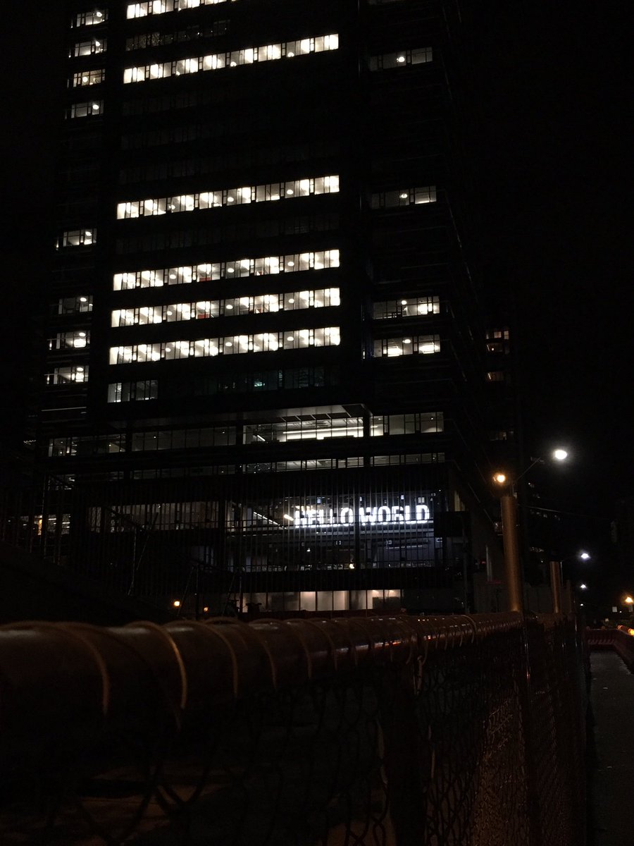 system_normal's tweet image. Systems greetings from the newest @amazon tower