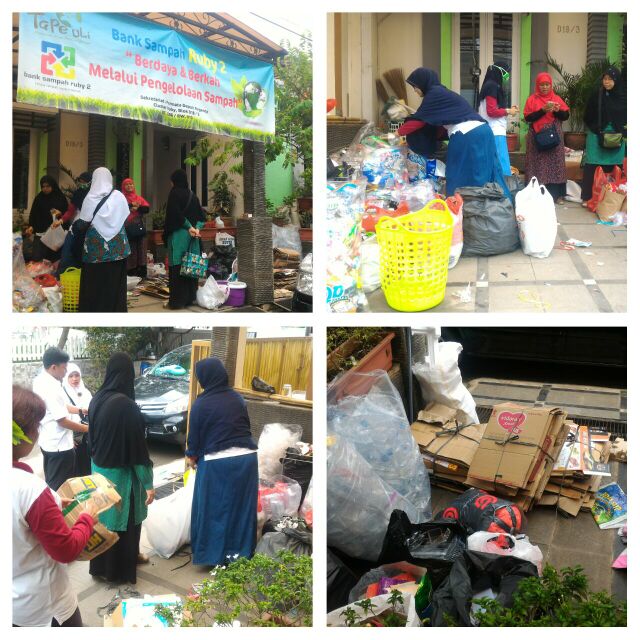 Verifikasi Lapangan Lomba 3R ke BS Ruby 2 Kec. Cipayung