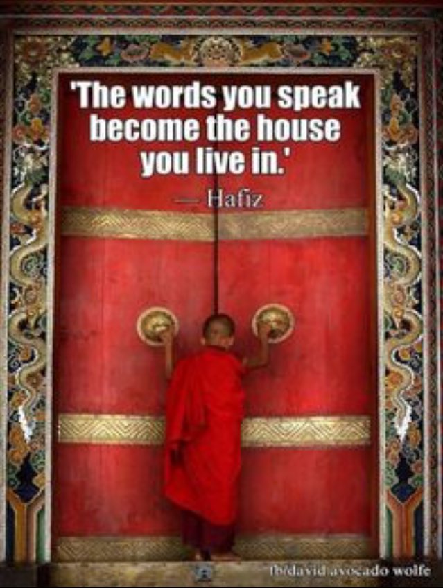 Iran_Style's tweet photo. The words U speak become the #house U live in. #HAFEZ @KariJoys @alxindia  @gede_prama #FeelGoodFriday https://t.co/wFZh54ruFX