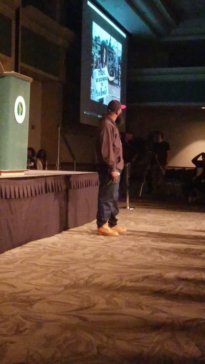 KingDeafGuy's tweet image. Thank you, @sacstate, and extra thanks to @MB_ChosenFather for having so much strength to come and talk bout this tragic event.