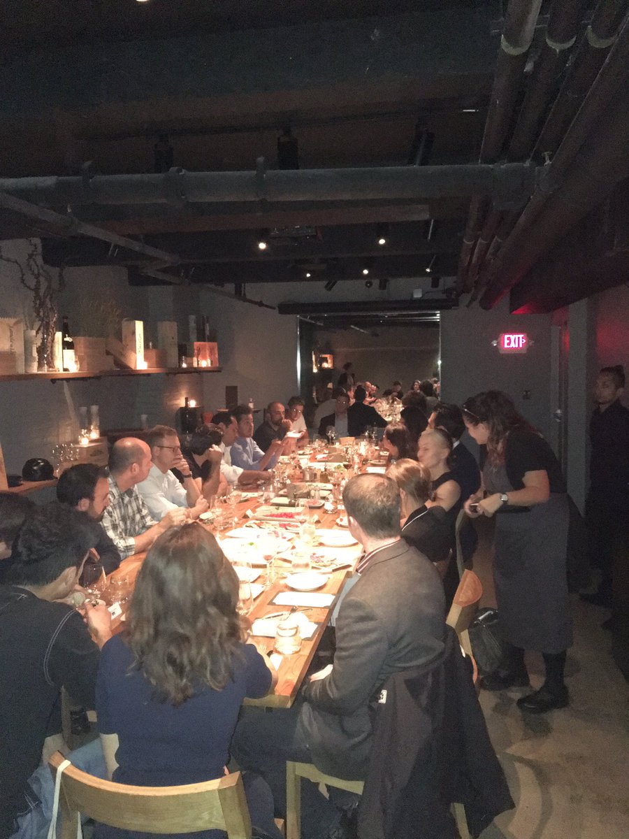 RedSeaVentures's tweet photo. Hosting a @VorayApp dinner on the future of food with portfolio co's @sweetgreen @BacktotheRoots @amplehills and more! https://t.co/DVLp3k9rdg