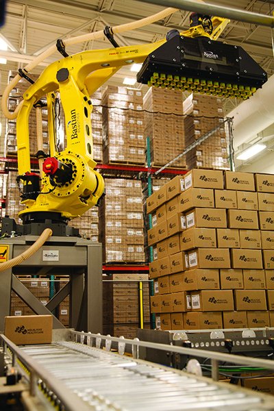 BastianSolution's tweet image. Mölnlycke uses new system to transport and palletize SKUs via @modernmhmag  ow.ly/Yqc1305nBoh #roboticpalletizing #mfg #robotics