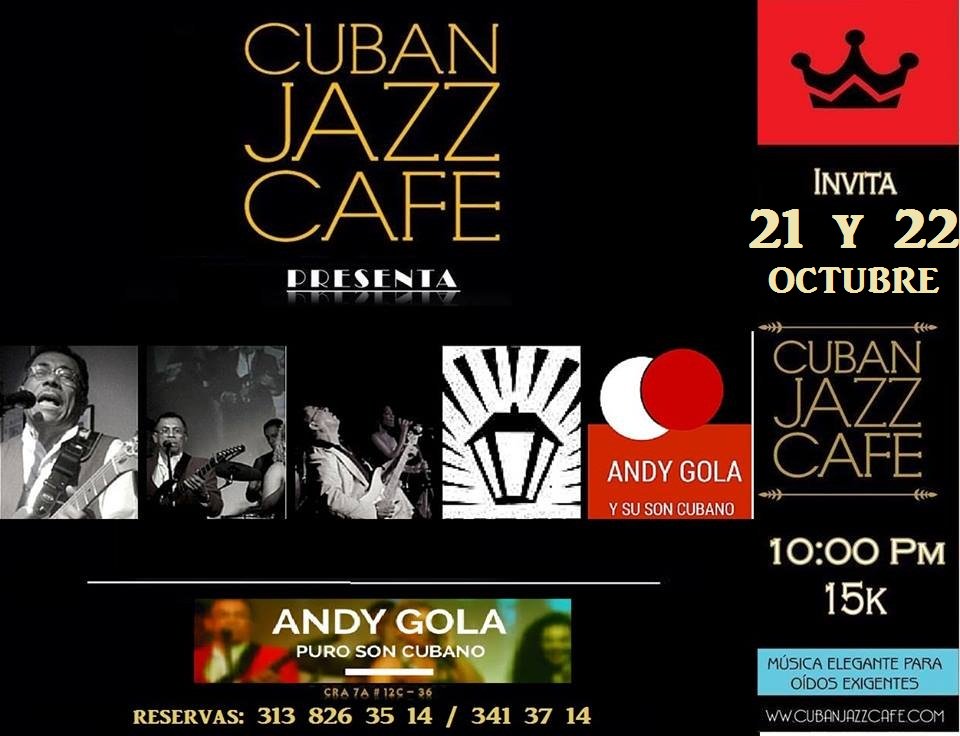 #fds #APuroSon en el <a href="/CubanJazzCafe/">CubanJazzCafe</a> con la presentacion especial de Andy Gola de Cuba para Colombia! Viernes y Sabado 9:00 pm
