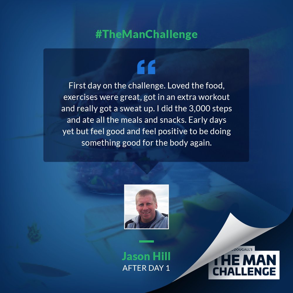 ManChallengeAus's tweet photo. LAST CHANCE to sign up for #TheManChallenge is this SUNDAY! See what Jason and Shannon had to say just after Day 1 https://t.co/IHQci53BDD https://t.co/zK9MwnxLJR