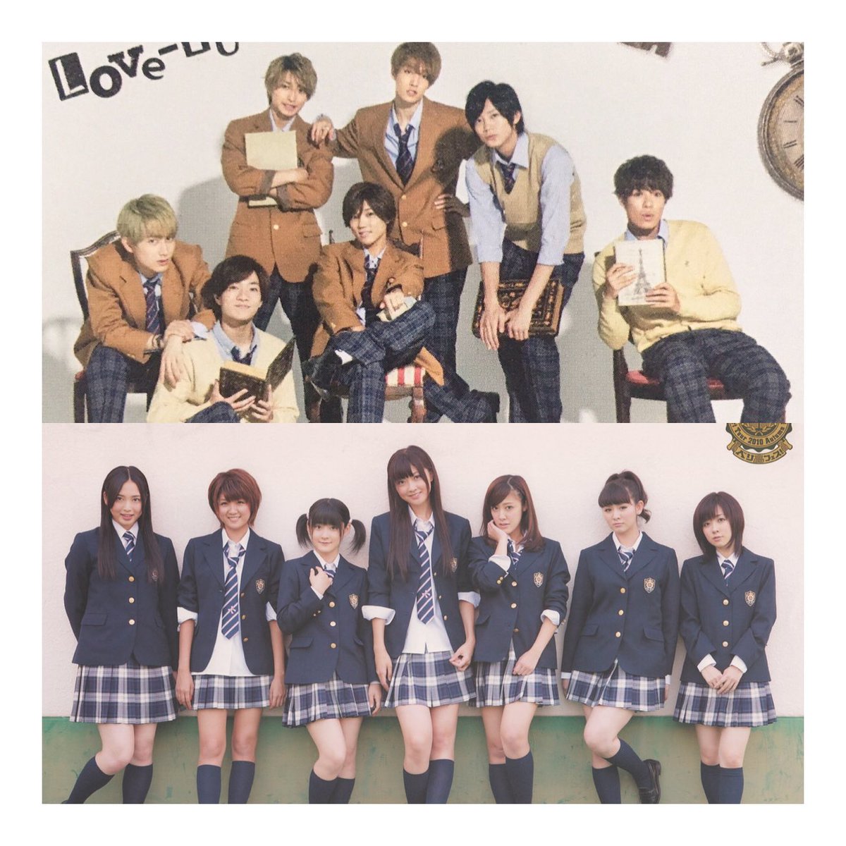 えむ On Twitter らぶすとベリキューの学園ドラマ 目と鼻の先に校舎が建つ ヤンキー高校と有名私立高校 共学 どっちがどっちかは画像で察してください の生徒達 恋愛だったり友情だったりな青春モノ わたしが石油王になったら作るドラマ