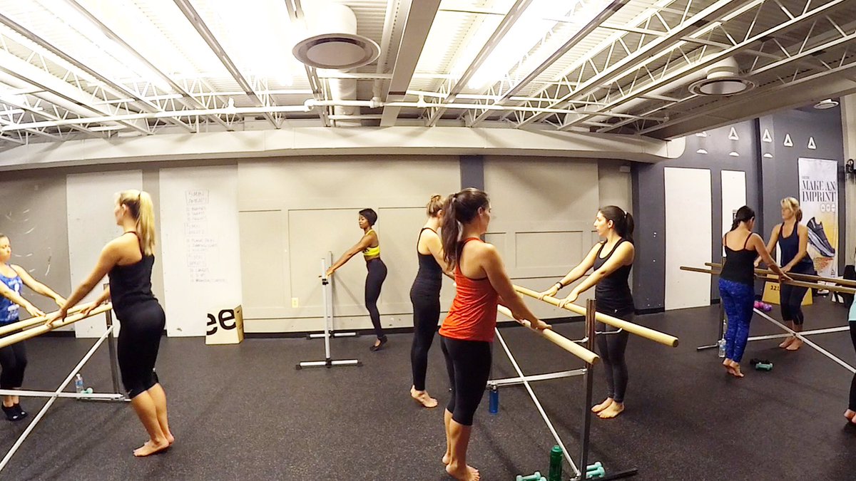 MizaniFitness's tweet photo. HIT THE BARRE - Mizani Fitness exposed these ladies to their first barre class!! #barre #barreclass #barrefun https://t.co/lNiEheR6KT