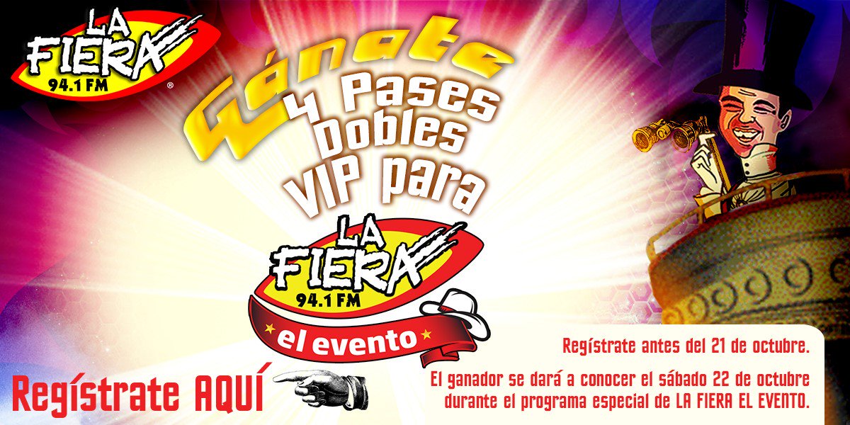 lafieraveracruz's tweet photo. #EsTanExtraño que en #Veracruz haya tan poquitos registrados para los #BoletosVIP de #LaFieraElEvento 

Registro → https://t.co/5dHgQ3U8Z6 https://t.co/I7r4DzYApq