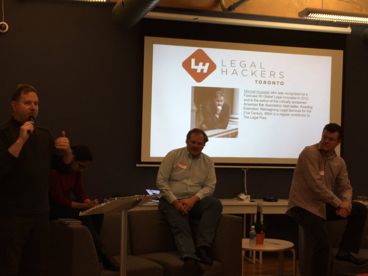 teresa_sing's tweet photo. .@LegalHackers #TO @MEKowalski Time is now seeing massive changes disrupting #legal w #cognitivecomputing &amp; #machinelearning @TechPORTFOLIO https://t.co/Wg9w40mtfk