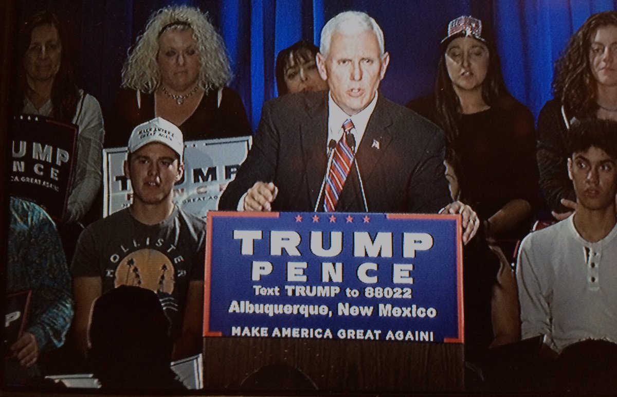 KRQEPhotoDroog's tweet photo. #mikepence2016 rally in #Albuquerque. https://t.co/i7JJEV5txl
