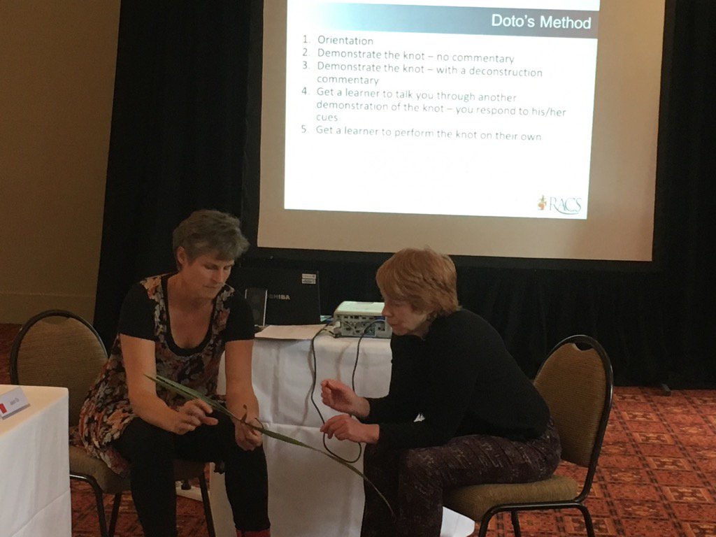 Going dotty over Doto at <a href="/RACSurgeons/">RACSurgeons</a> surgical teachers course. Future of surgery in good hands. #racsPD