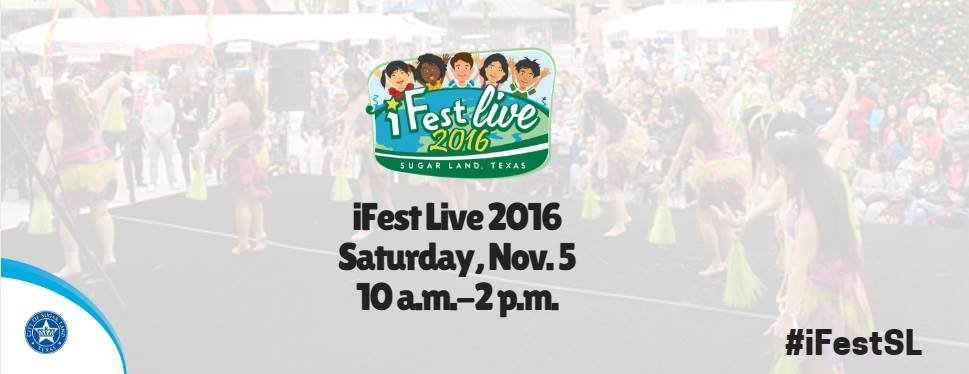 SugarLandtxgov's tweet photo. iFest Live is coming up soon in Sugar Land! Will we see you there? https://t.co/HQC1mKbfxB #events #iFestSL #SLTX https://t.co/xJilKjV1dq