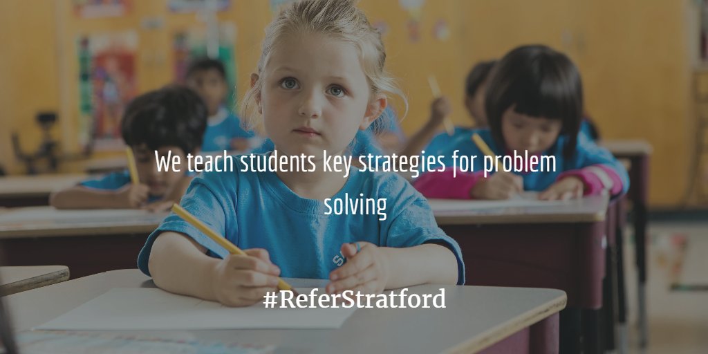 ReferStratford's tweet photo. We teach students key strategies for problem solving! #ReferStratford for strategic employee retention solutions. https://t.co/O6Zjy2sNDr https://t.co/T79fXuD5fG