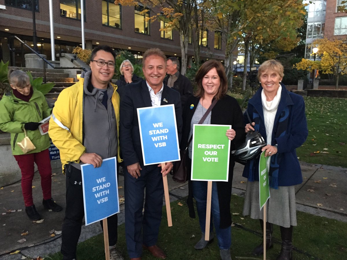 LombardiMike's tweet photo. So honoured to speak at Rally in support of democratically-elected #VSB39 trustees. #bced #bcpoli #vanpoli  #BCTF #Cupe15 #vandpac https://t.co/VIIEFgNarV