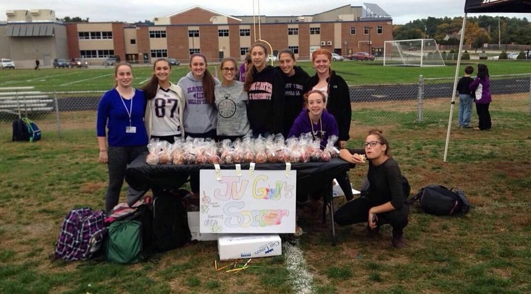 Bring $2 at lunch to by a candy apple to support your fellow classmates &amp; Jv soccer team! Blankets also for sale for $25!