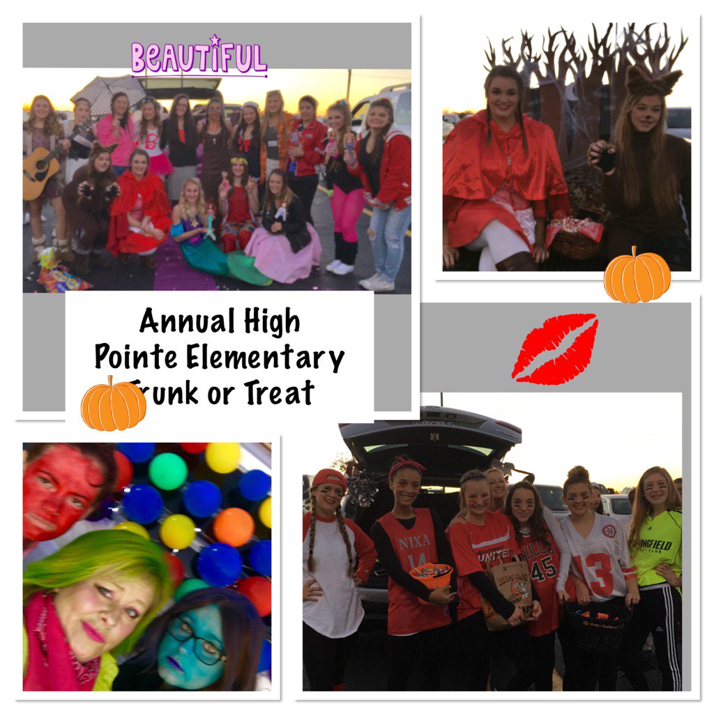 NixaCheer's tweet photo. Annual High Pointe Elementary Trunk or Treat! https://t.co/ZQXQfJj0bC