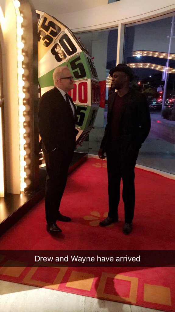 .@waynebrady & @DrewFromTV have arrived! #LMAD #1for30