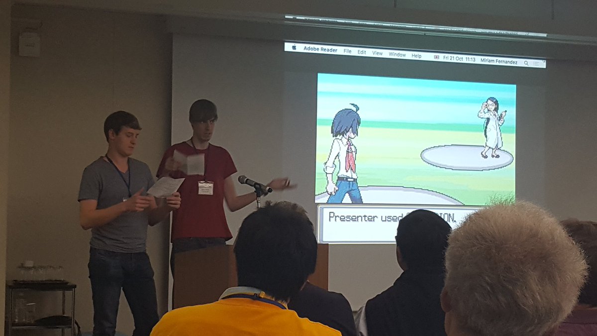 pascalhitzler's tweet image. A call for improving research presentations. Well done! #iswc2016