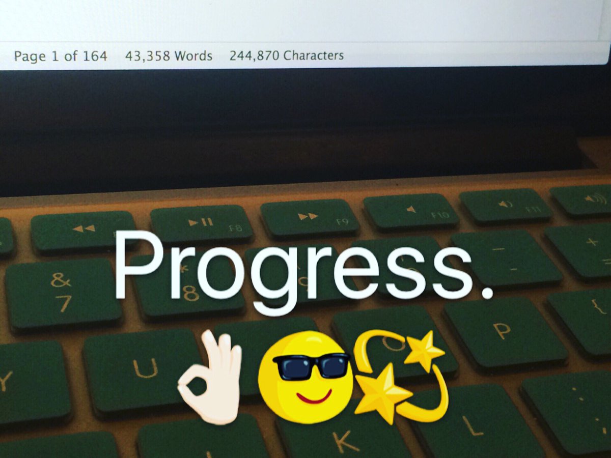 SweetCurling's tweet photo. #authors #writers #fiction #books #novels #progress 👌🏻😎💫 https://t.co/NL8t6gPaG2