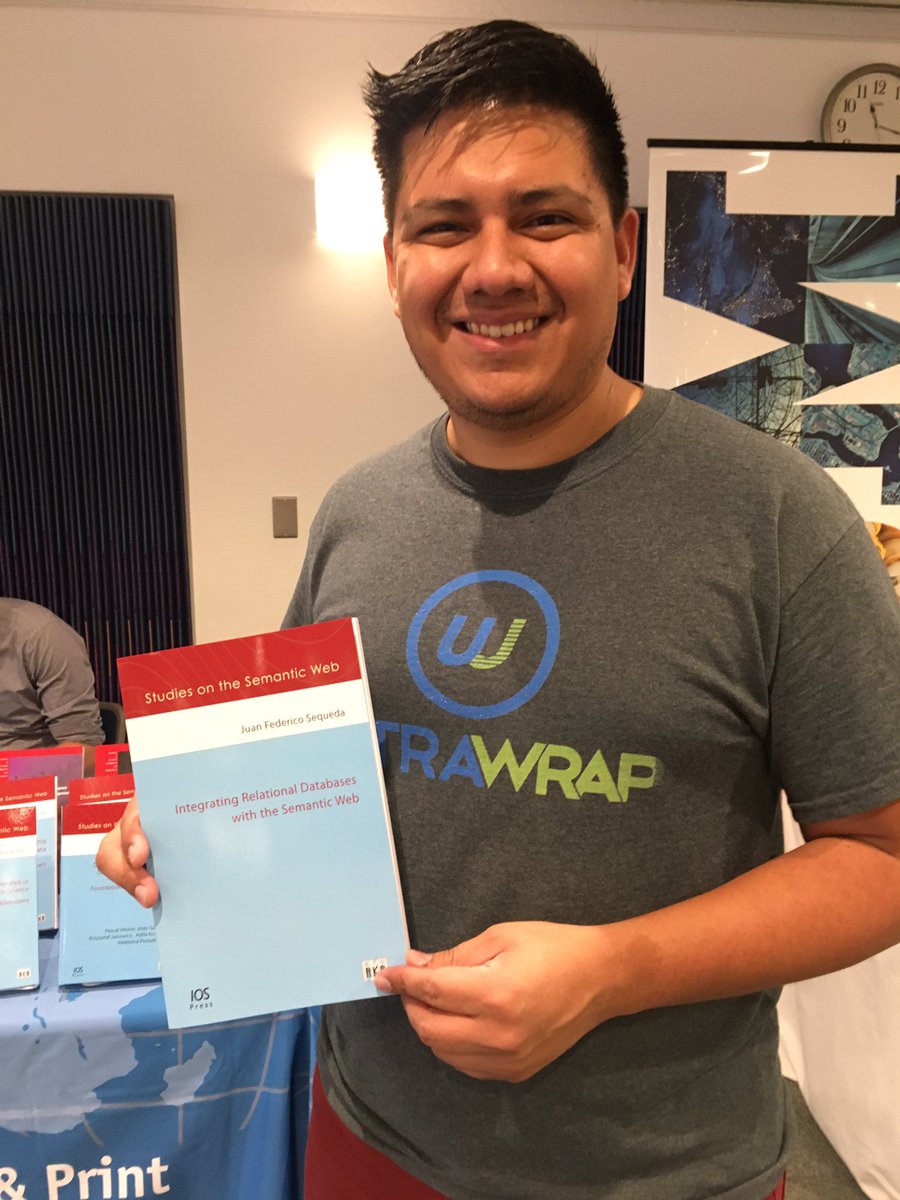 juansequeda's tweet image. So cool to see the book of my PhD dissertation at #iswc2016!