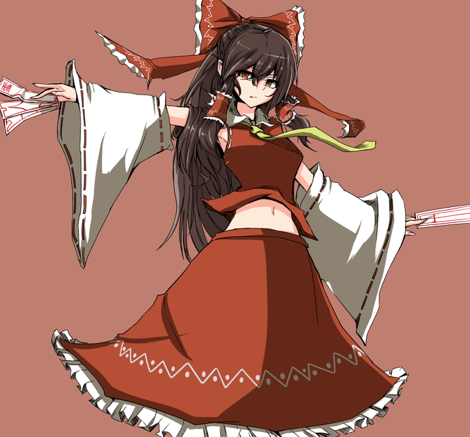 博麗霊夢のtwitterイラスト検索結果 古い順