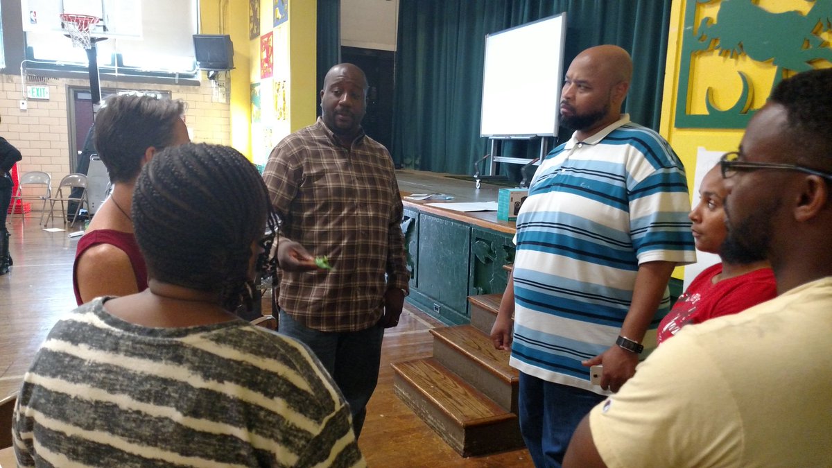 gwynnsfalls60's tweet photo. GFE staff engaged in Restorative Practice PD. #GrowingandGlowing #restorativeclass  @BaltCitySchools @emeraldearted @mthor_lynch @NikomarM https://t.co/H1fCEC3Y7O