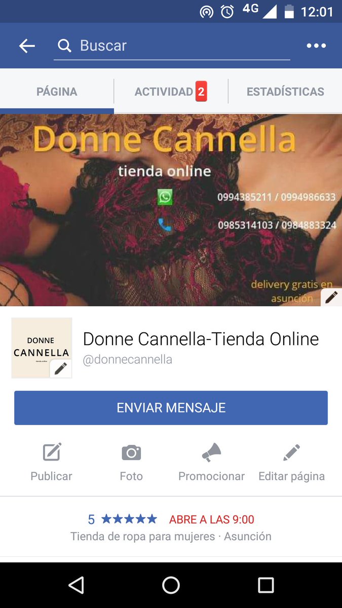 fabbyres's tweet photo. Nueva tienda online para Mujeres #DonneCannella #lenceria #sexy #vestidos  delivery Gratis en Asunción https://t.co/nMyIn8GL9D