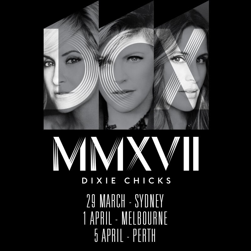 thechicks's tweet photo. Australian Presales have officially begun! Only way to get 1st access to tickets is to join DCX Tour Club now here: https://t.co/riUd6ac8R7 https://t.co/j1HmlGXU9p